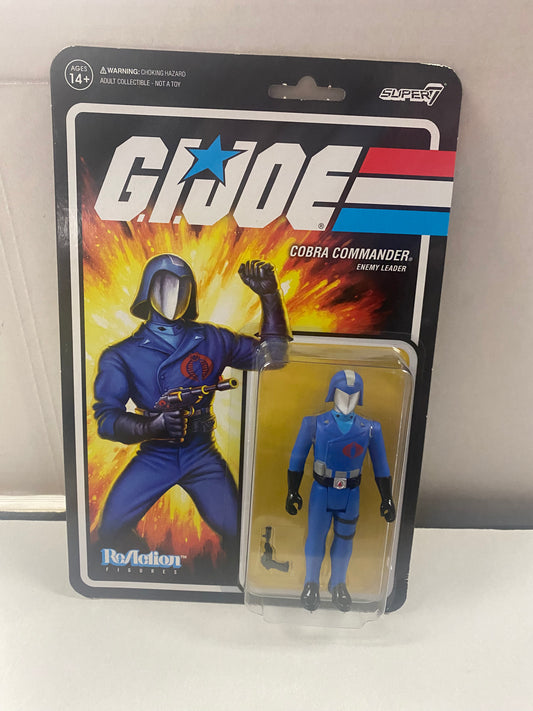 SUPER 7 GI JOE COBRA COMMANDER REACTION FIGURES (2021)