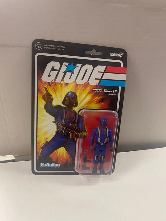 SUPER 7 GI JOE COBRA TROOPER REACTION FIGURES (2021)
