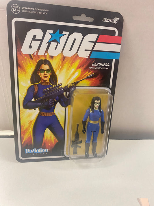 SUPER 7 GI JOE BARONESS REACTION FIGURES (2021)