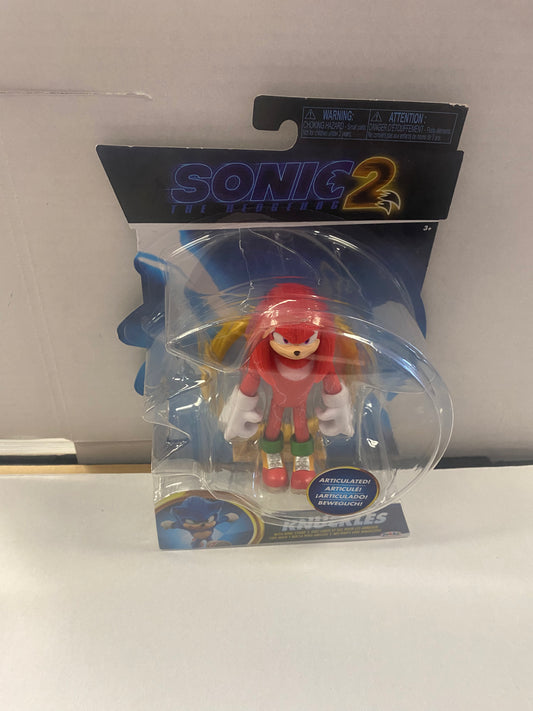 JAKKS PACIFIC SONIC 2 KNUCKLES WITH RING STAND (2022)