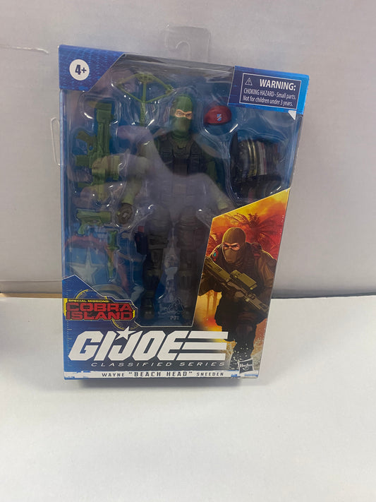 HASBRO G.I. JOE CLASSIFIED SERIES WAYNE BEACH HEAD SNEEDEN (2020)