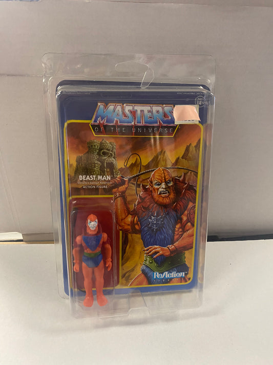 SUPER 7 MASTERS OF THE UNIVERSE BEAST MAN REACTION FIGURES (2018)