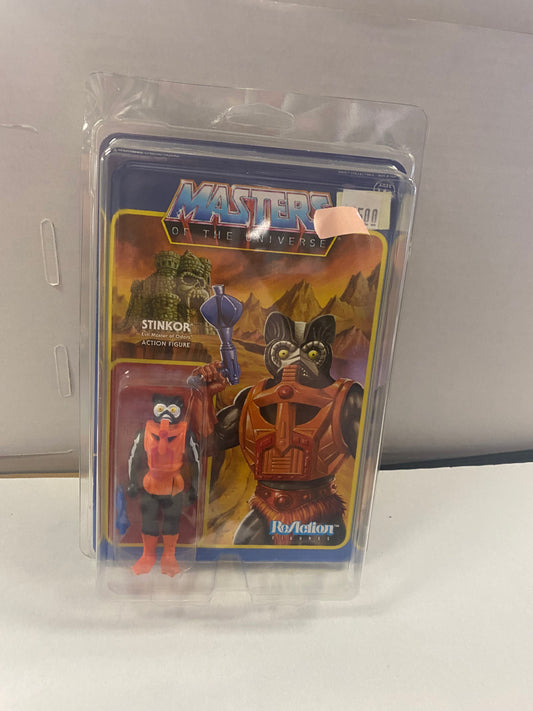SUPER 7 MASTERS OF THE UNIVERSE STINKOR REACTION FIGURES (2018)