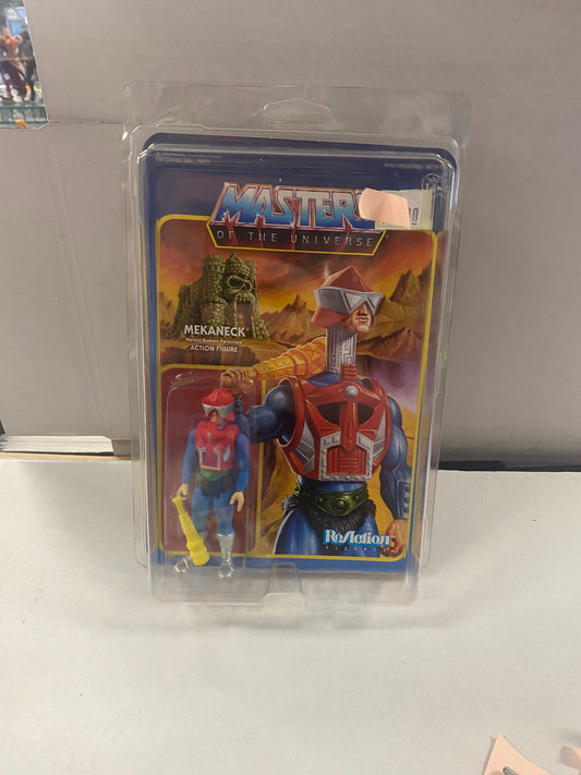 SUPER 7 MASTERS OF THE UNIVERSE MEKANECK REACTION FIGURES (2018)