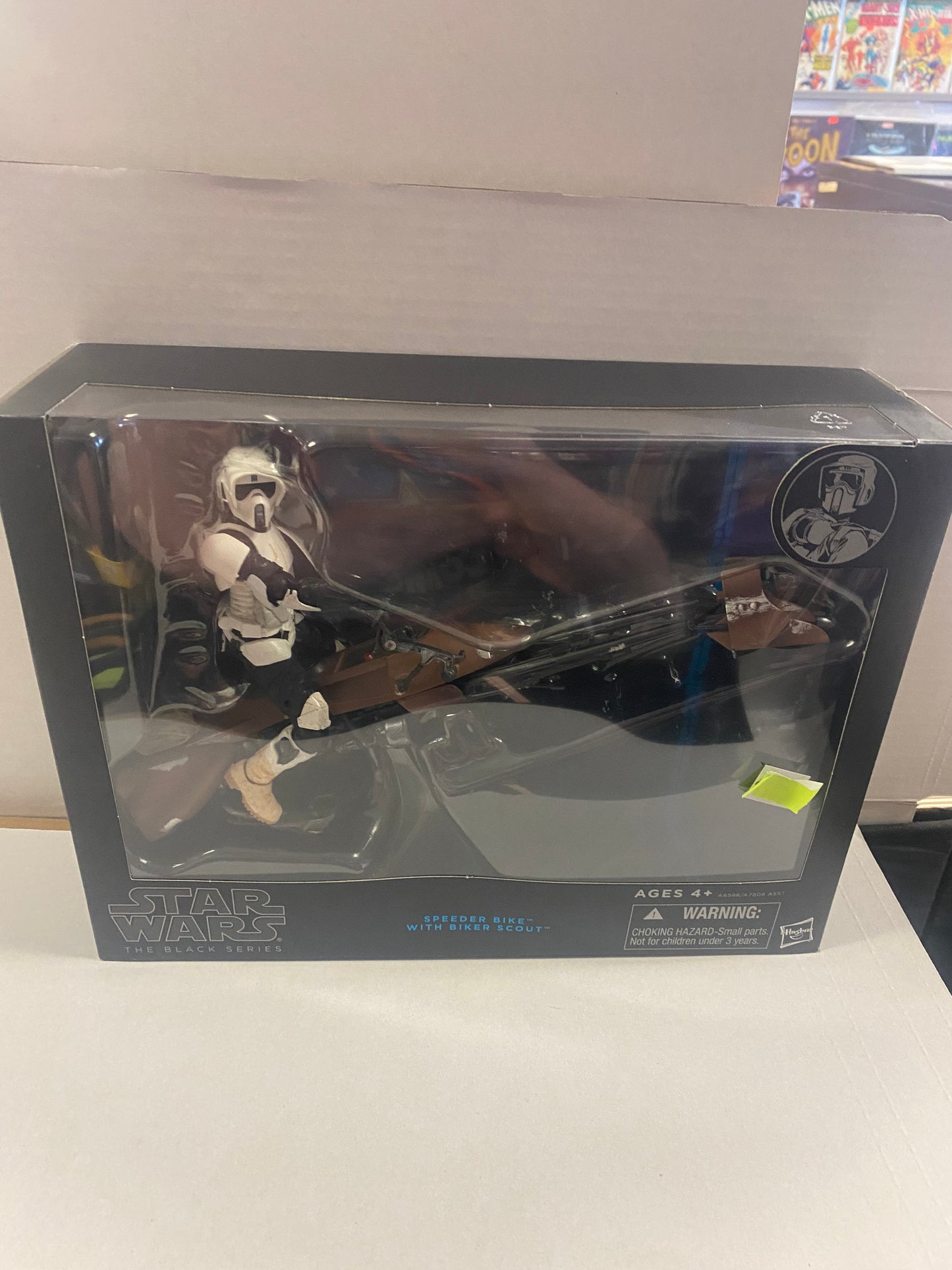 HASBRO STAR WARS THE BLACK SERIES SPEED BIKE WITH BIKER SCOUT