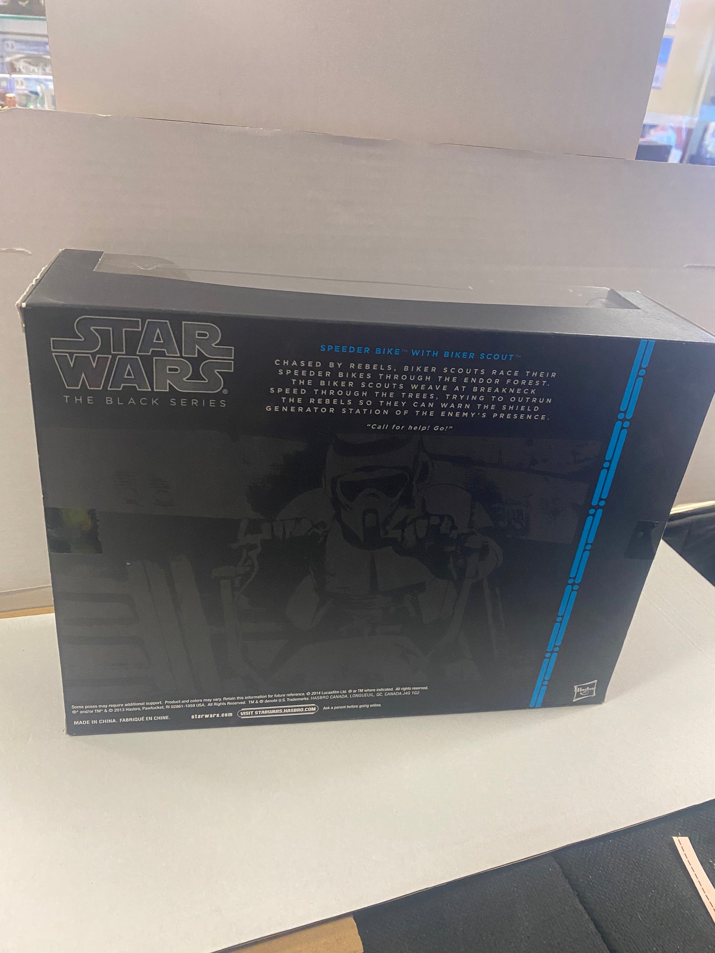 HASBRO STAR WARS THE BLACK SERIES SPEED BIKE WITH BIKER SCOUT