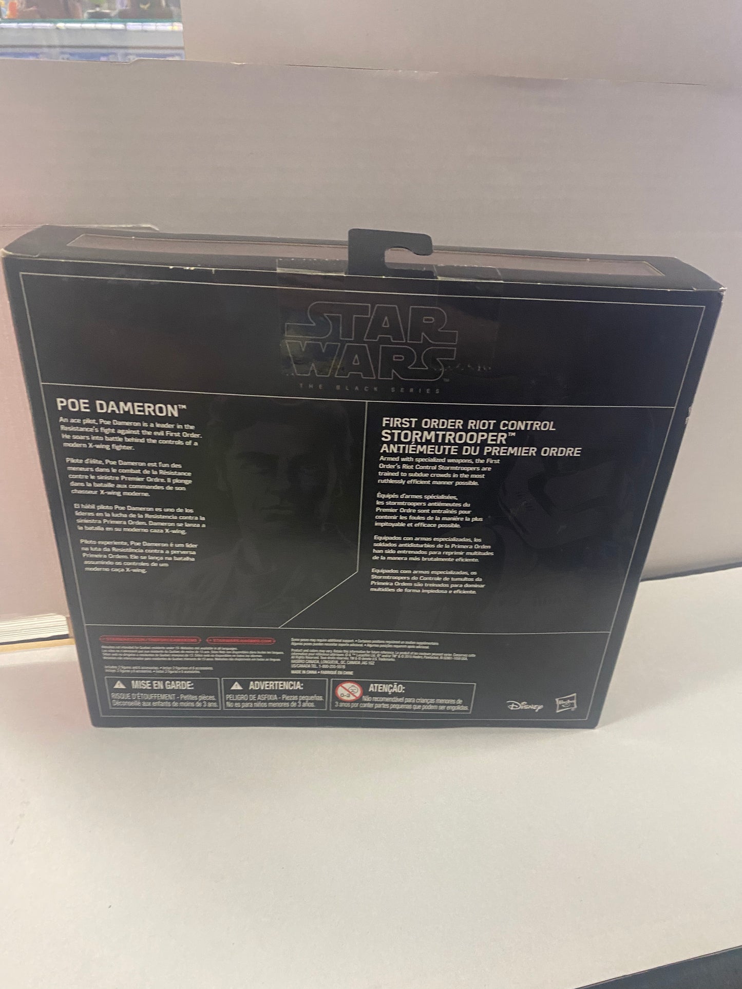 HASBRO STAR WARS THE BLACK SERIES POE DAMERON/STORMTROOPER