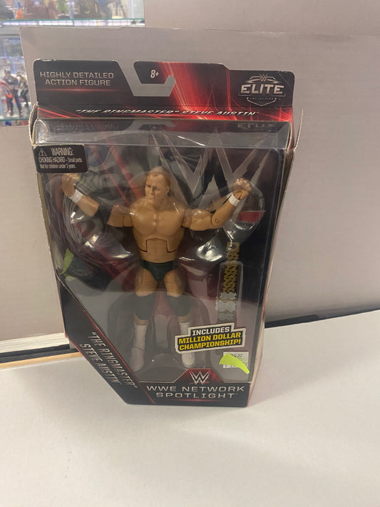 MATTEL WWE ELITE COLLECTION WWE NETWORK SPOTLIGHT THE RINGMASTER STEVE AUSTIN (2015)