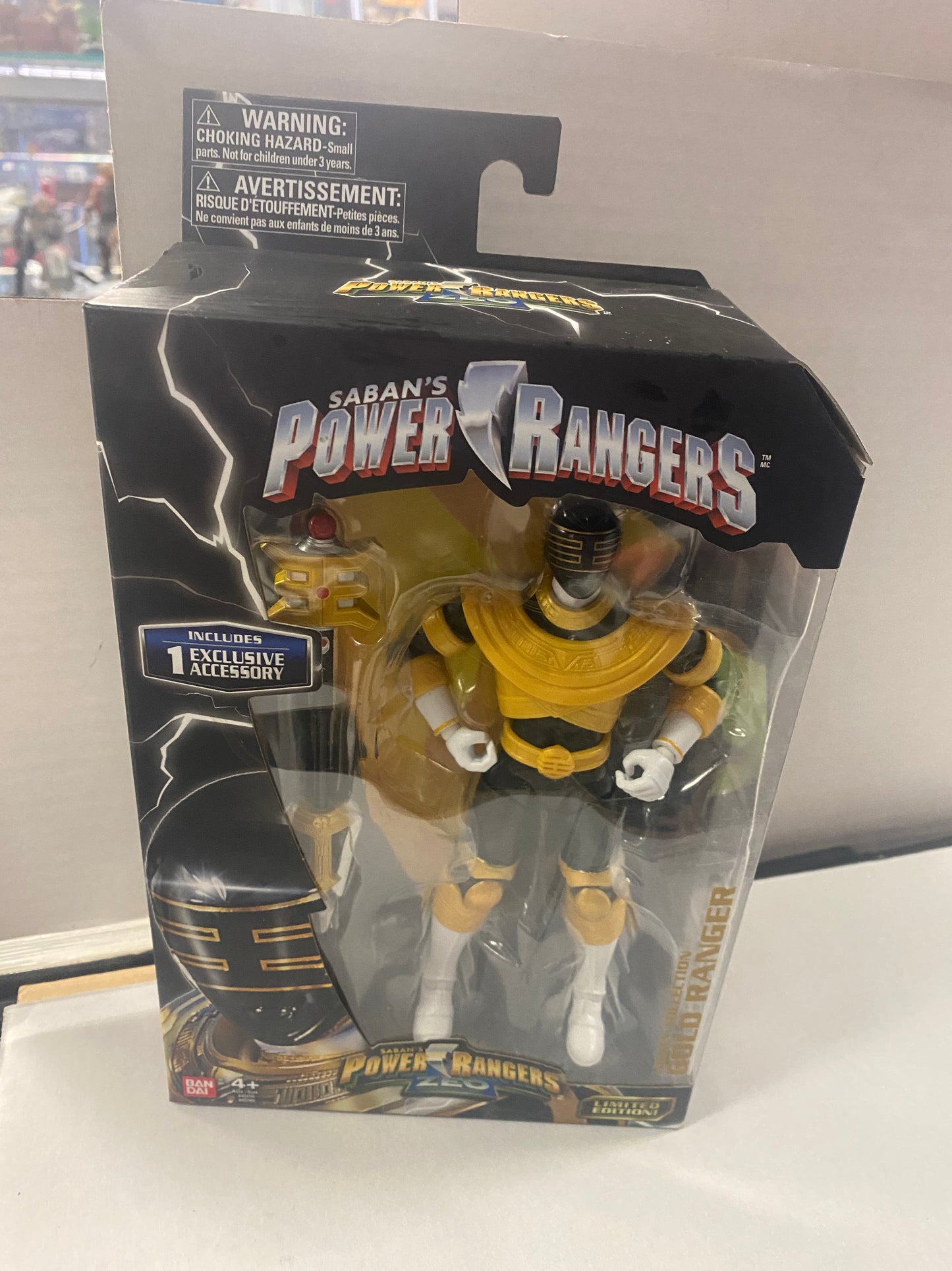 BANDAI POWER RANGERS ZEO LEGACY COLLECTION GOLD RANGER (2017)