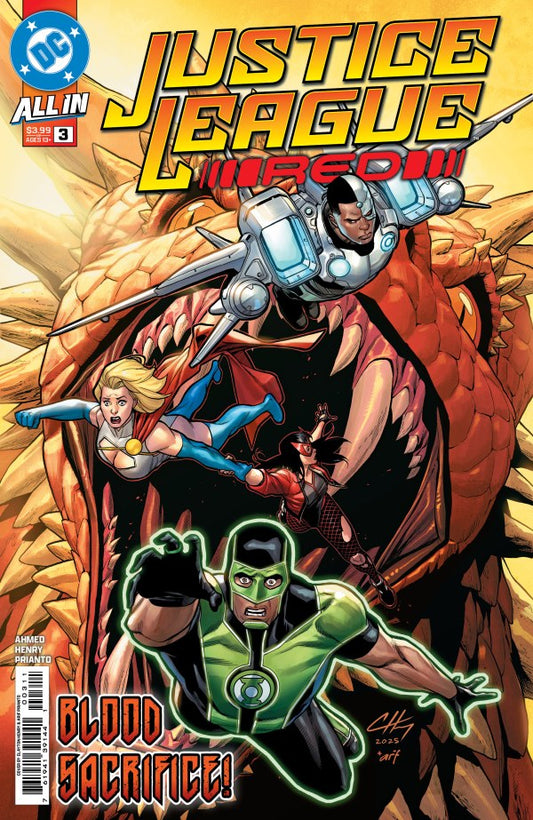 DC COMICS JUSTICE LEAGUE RED #3 1025