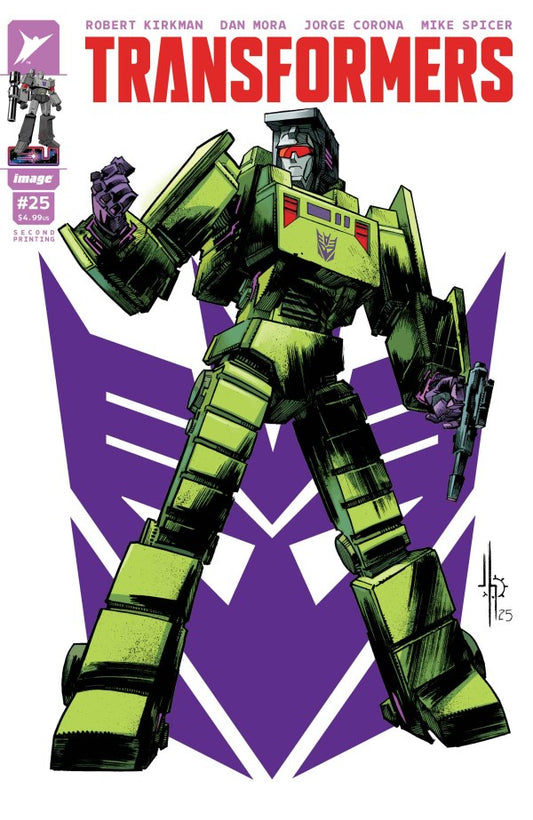 IMAGE COMICS TRANSFORMERS #25 SECOND PRINTING CVR E