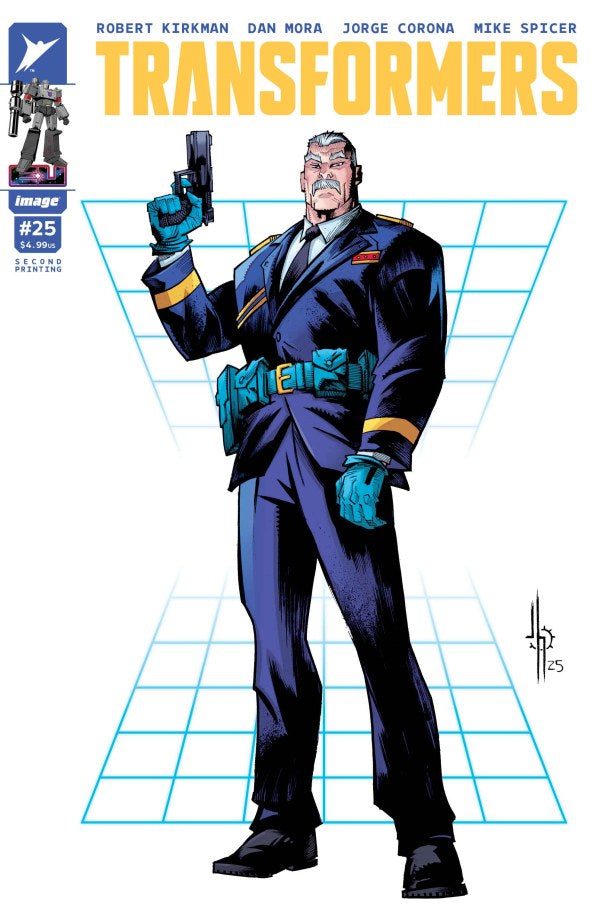 IMAGE COMICS TRANSFORMERS #25 SECOND PRINTING CVR C