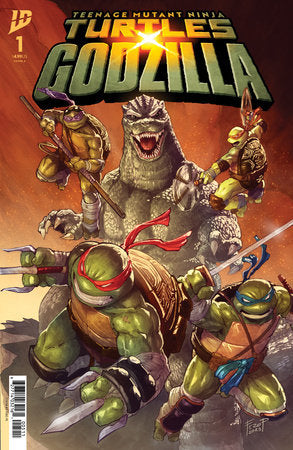 IDW TEENAGE MUTANT NINJA TURTLES GODZILLA #1