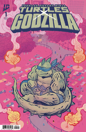 IDW TEENAGE MUTANT NINJA TURTLES GODZILLA #1 CVR B