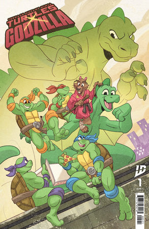 IDW TEENAGE MUTANT NINJA TURTLES GODZILLA #1 CVR D