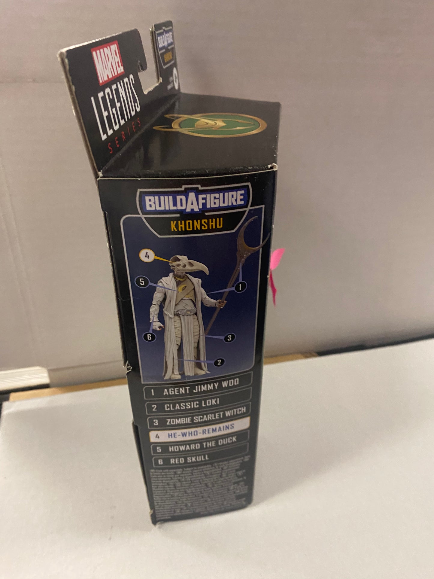 MARVEL LEGENDS SERIES LOKI HE WHO REMAINS BUILD A FIGURE KHONSHU