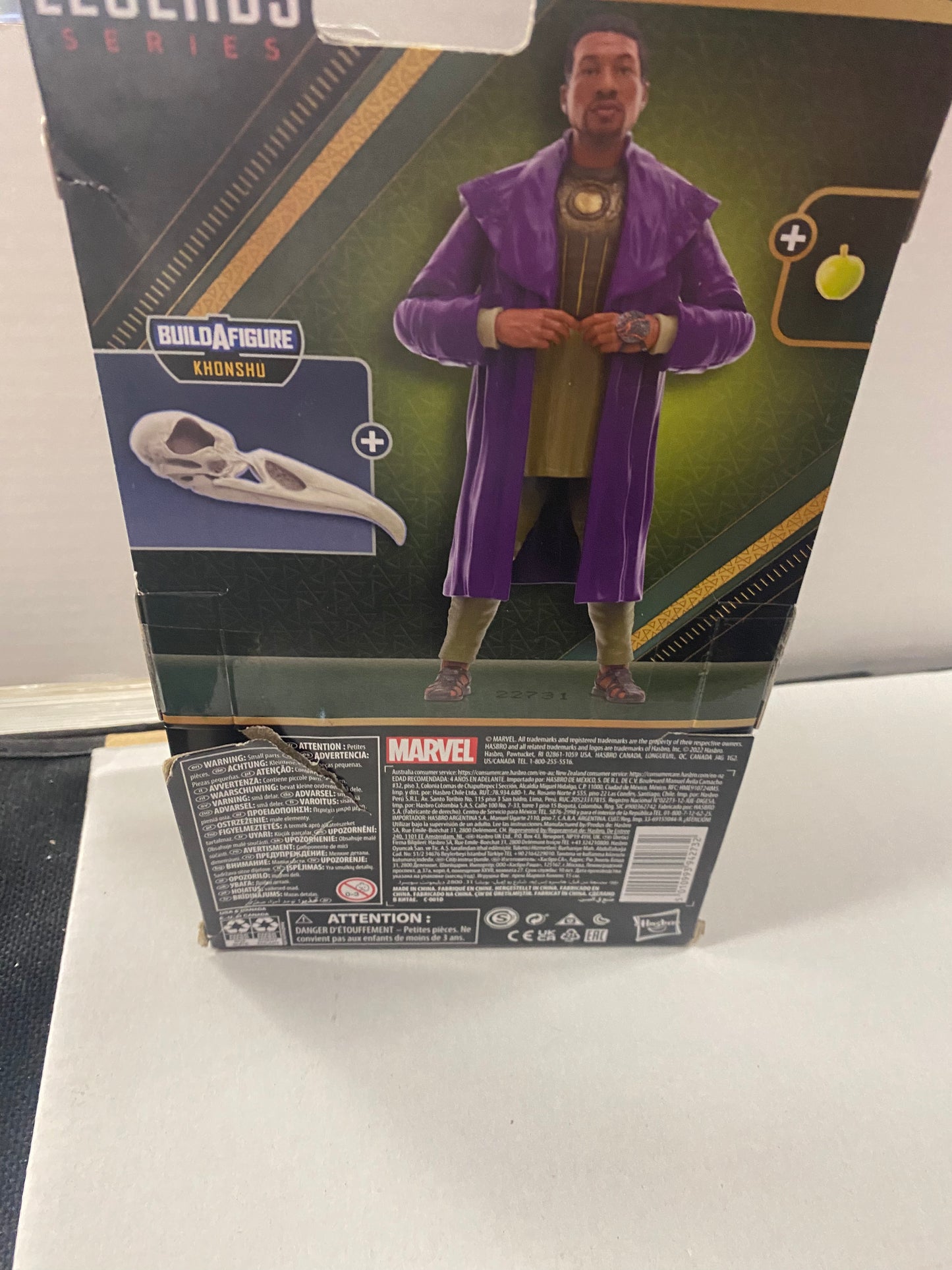 MARVEL LEGENDS SERIES LOKI HE WHO REMAINS BUILD A FIGURE KHONSHU
