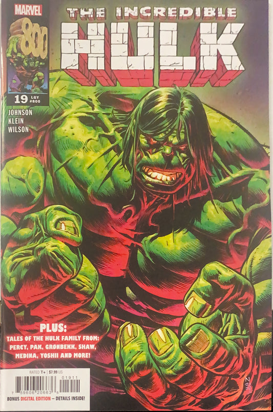 MARVEL COMICS THE INCREDIBLE HULK #19