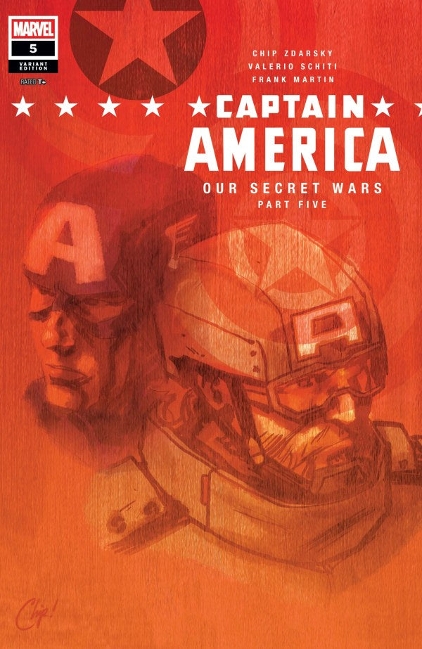 MARVEL COMICS CAPTAIN AMERICA OUR SECRET WARS #4 1025 CHIP VARIANT