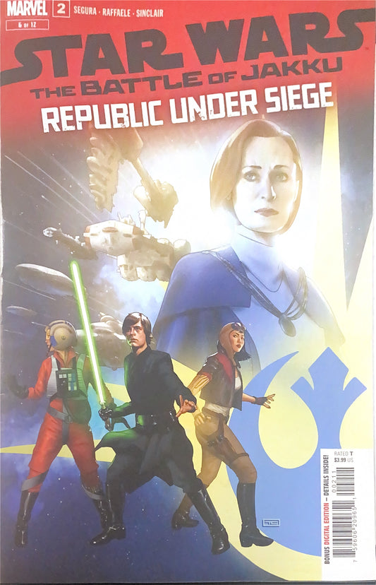 MARVEL COMICS STAR WARS THE BATTLE OF JAKKU REPUBLIC UNDER SEIGE #2