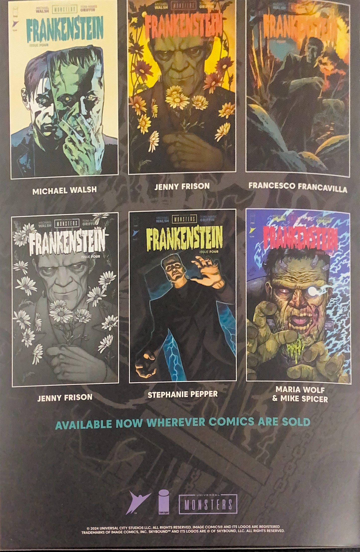 IMAGE COMICS FRANKENSTEIN #4 COVER B