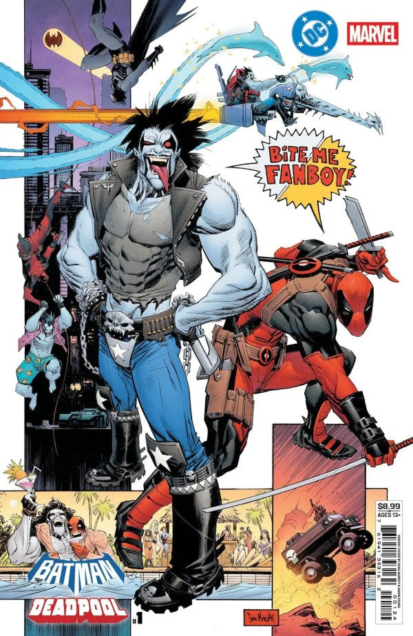 DC/MARVEL COMICS BATMAN DEADPOOL #1 CVR M 1025