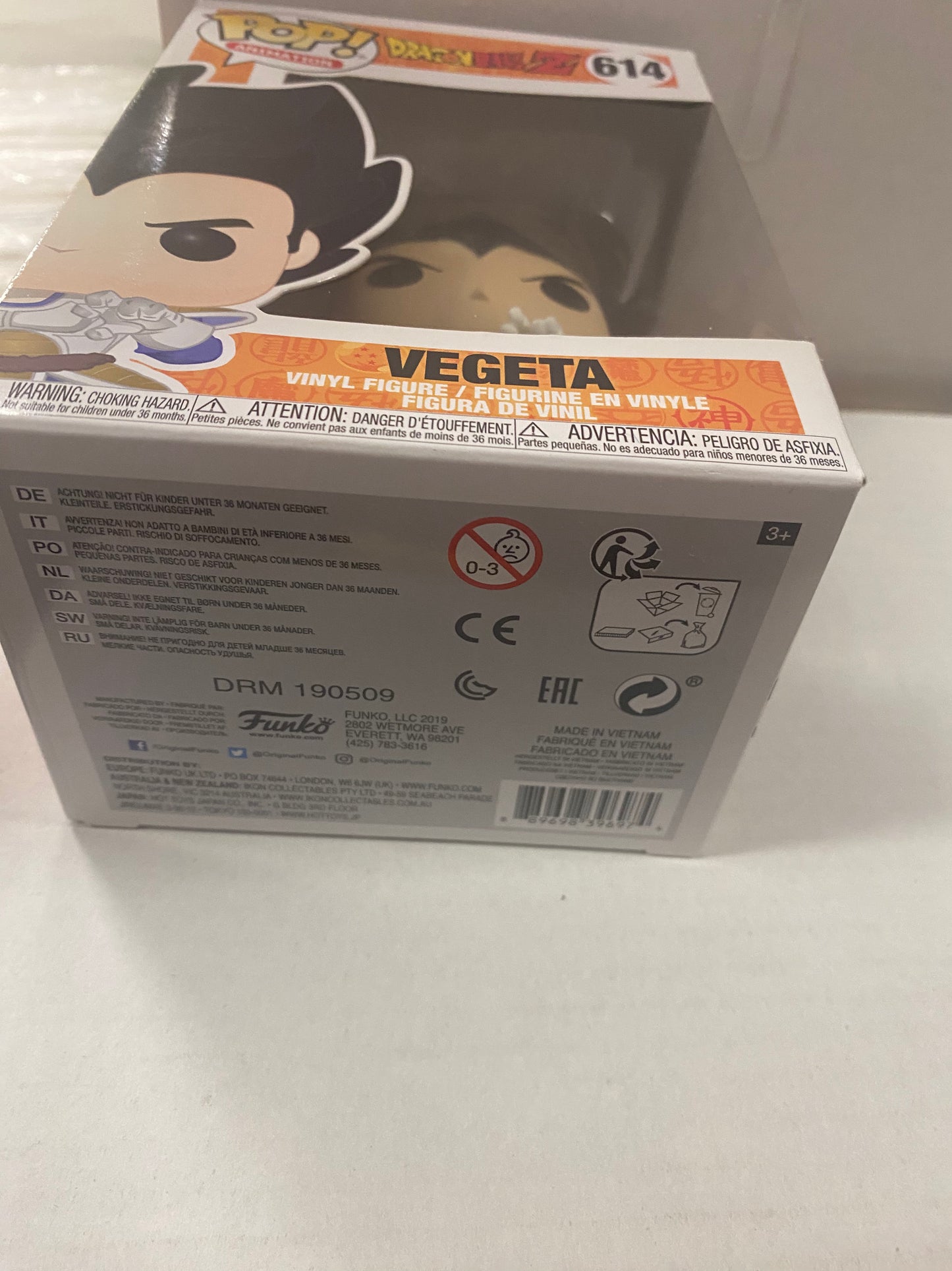 FUNKO ANIMATION DRAGON BALL Z # 614 VEGETA