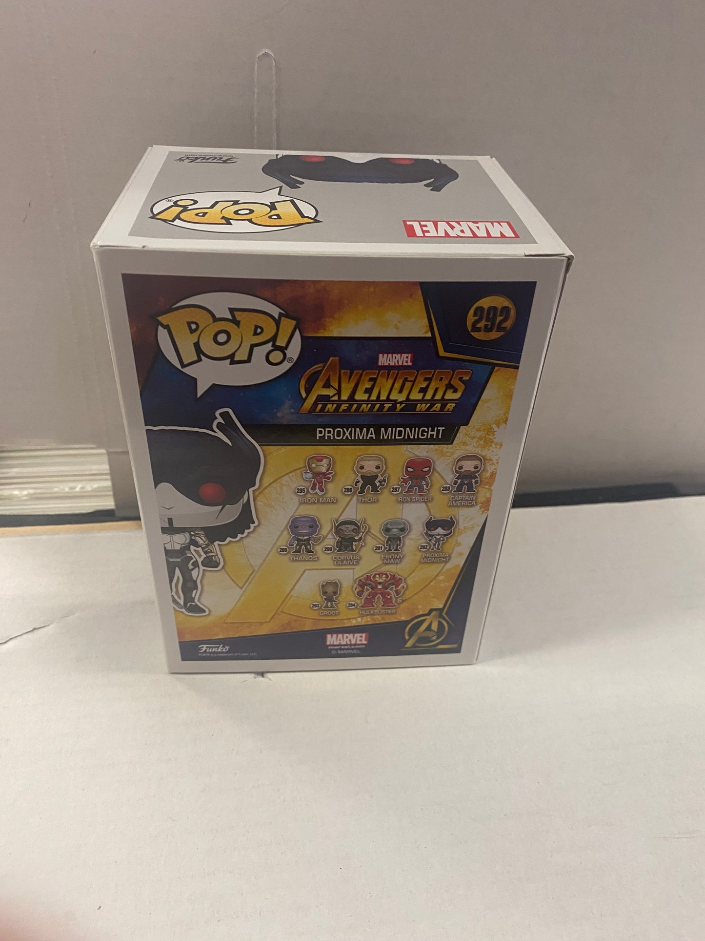 FUNKO AVENGERS INFINITY WAR #292 PROXIMA MIDNIGHT