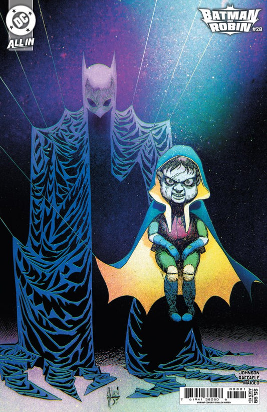 BATMAN AND ROBIN #28 CVR B GUILLEM MARCH CARD STOCK VAR