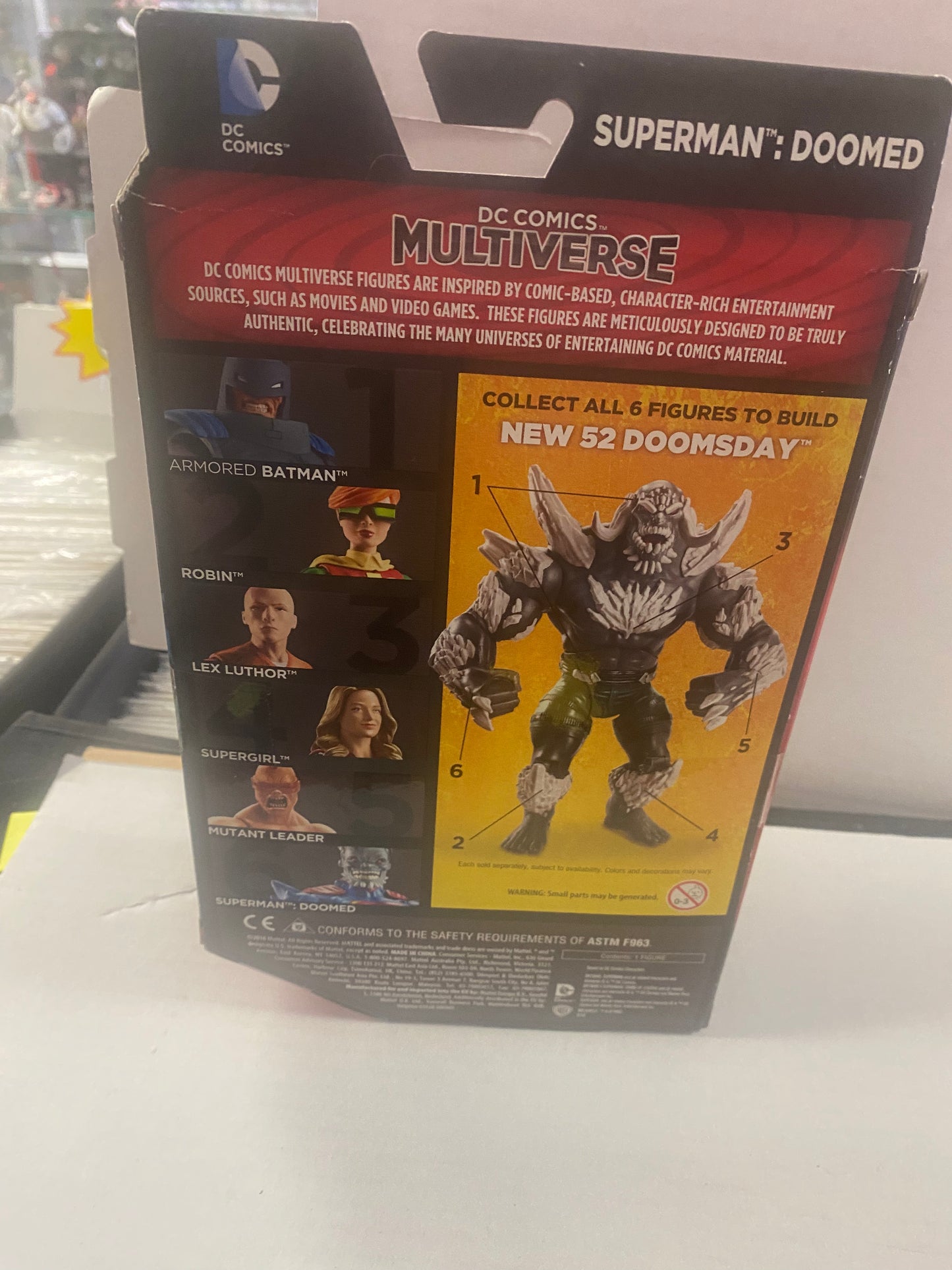 DC MULTIVERSE SUPERMAN DOOMED NEW 52 DOOMSDAY