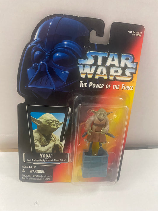 KENNER STAR WARS THE POWER OF THE FORCE YODA (1995)