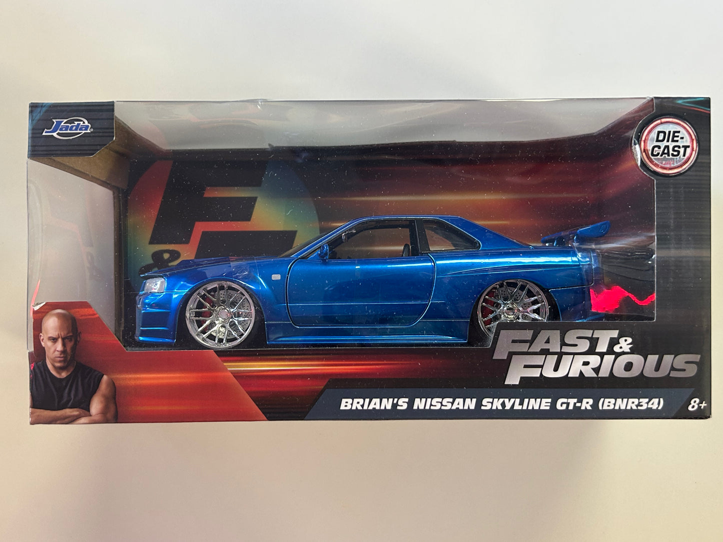 Jada Fast & Furious Brian’s Nissan Skyline GT-R (BNR34)