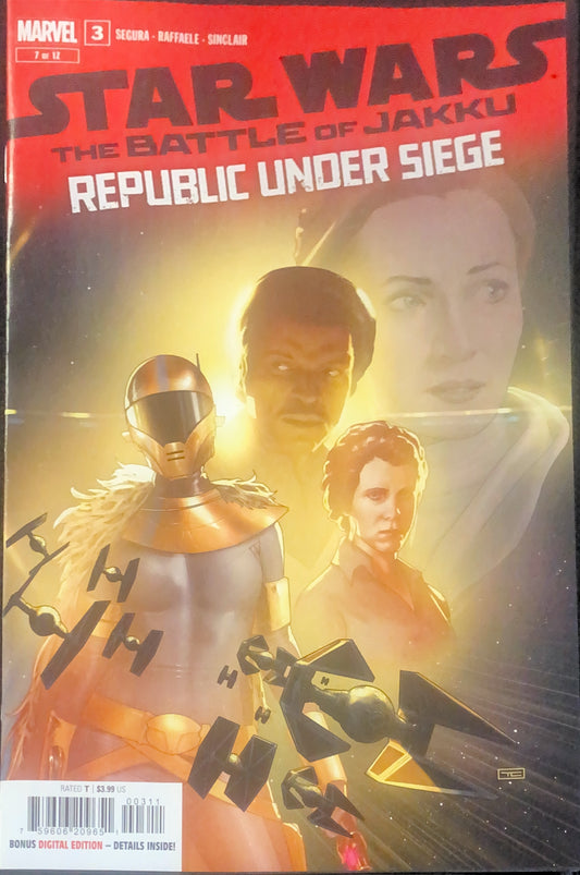 MARVEL COMICS STAR WARS THE BATTLE OF JAKKU REPUBLIC UNDER SIEGE #3
