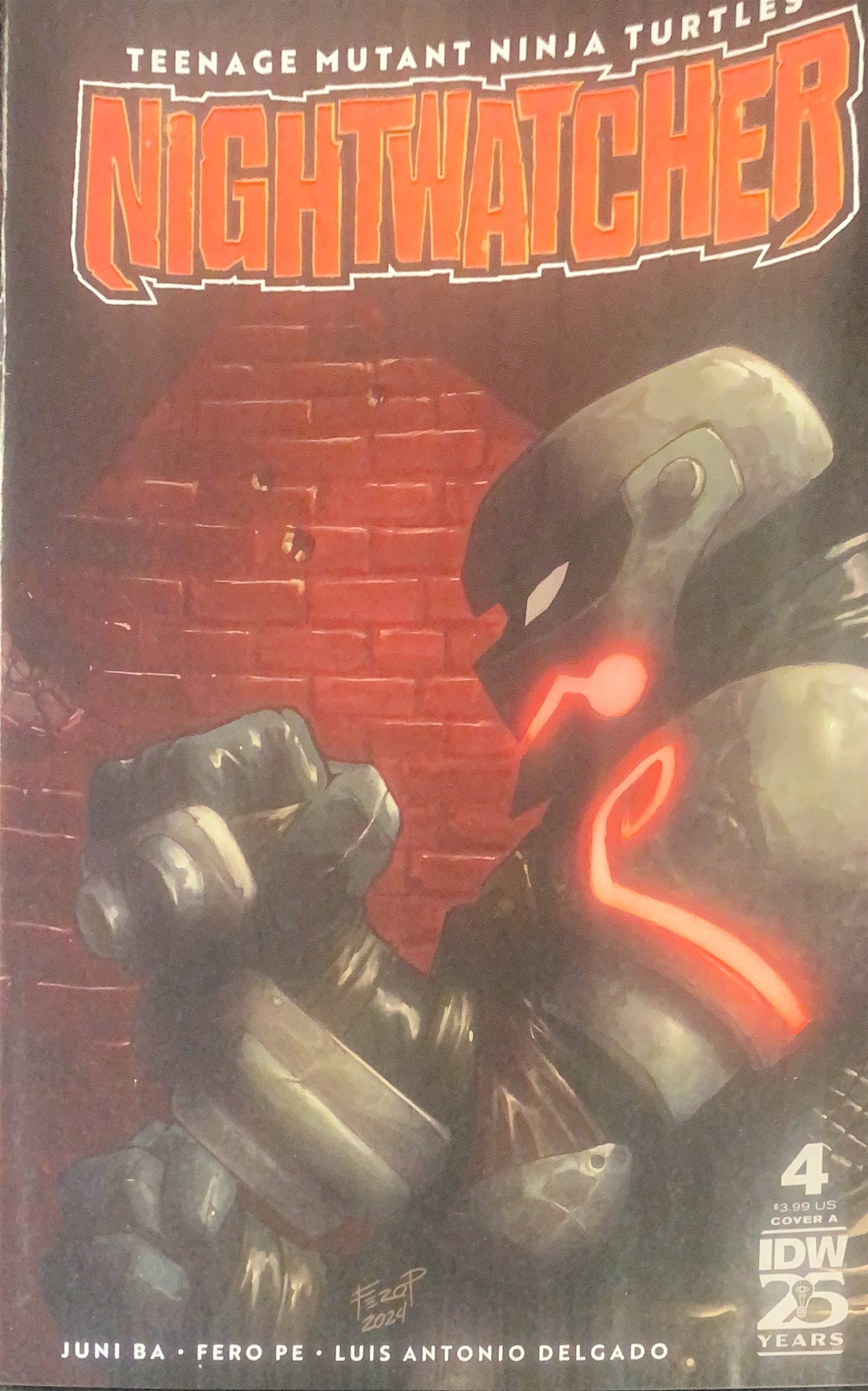 IDW PUBLISHING TEENAGE MUTANT NINJA TURTLES NIGHTWATCHER #4