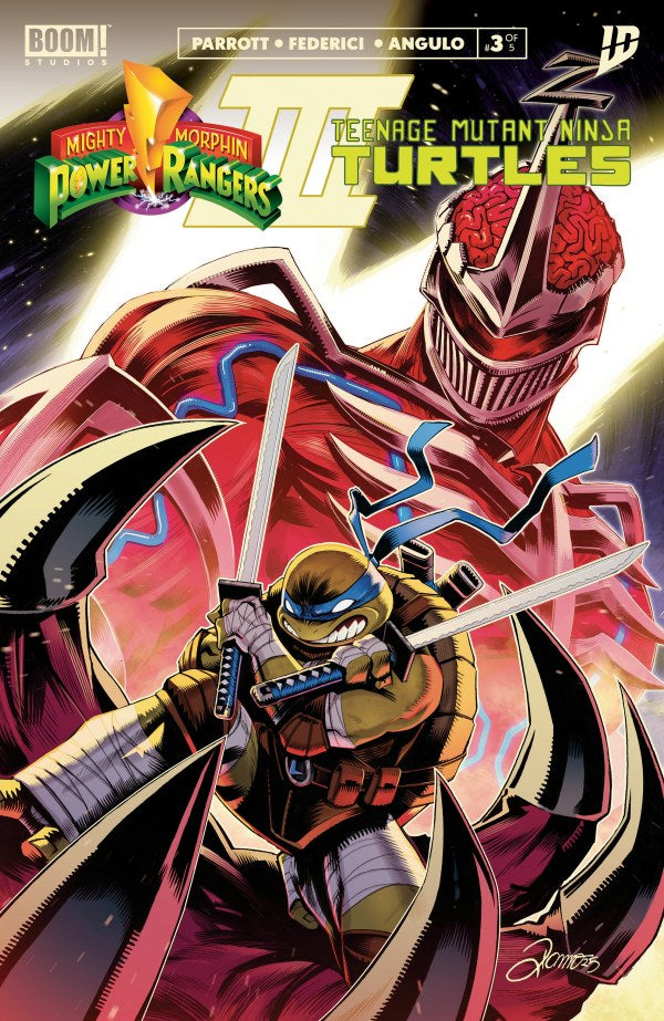 BOOM STUDIOS MIGHTY MORPHIN POWER RANGERS/ TMNT III  #3 of 5 CVR B