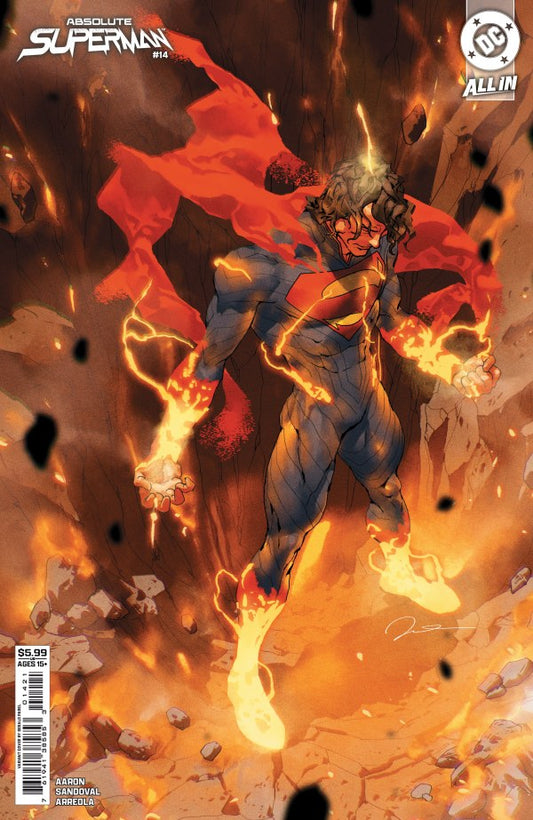 ABSOLUTE SUPERMAN #14 CVR B GERALD PAREL CARD STOCK VAR