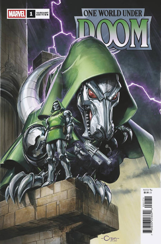 MARVEL COMICS ONE WORLD UNDER DOOM #1 CLAYTON CRAIN VARIANT