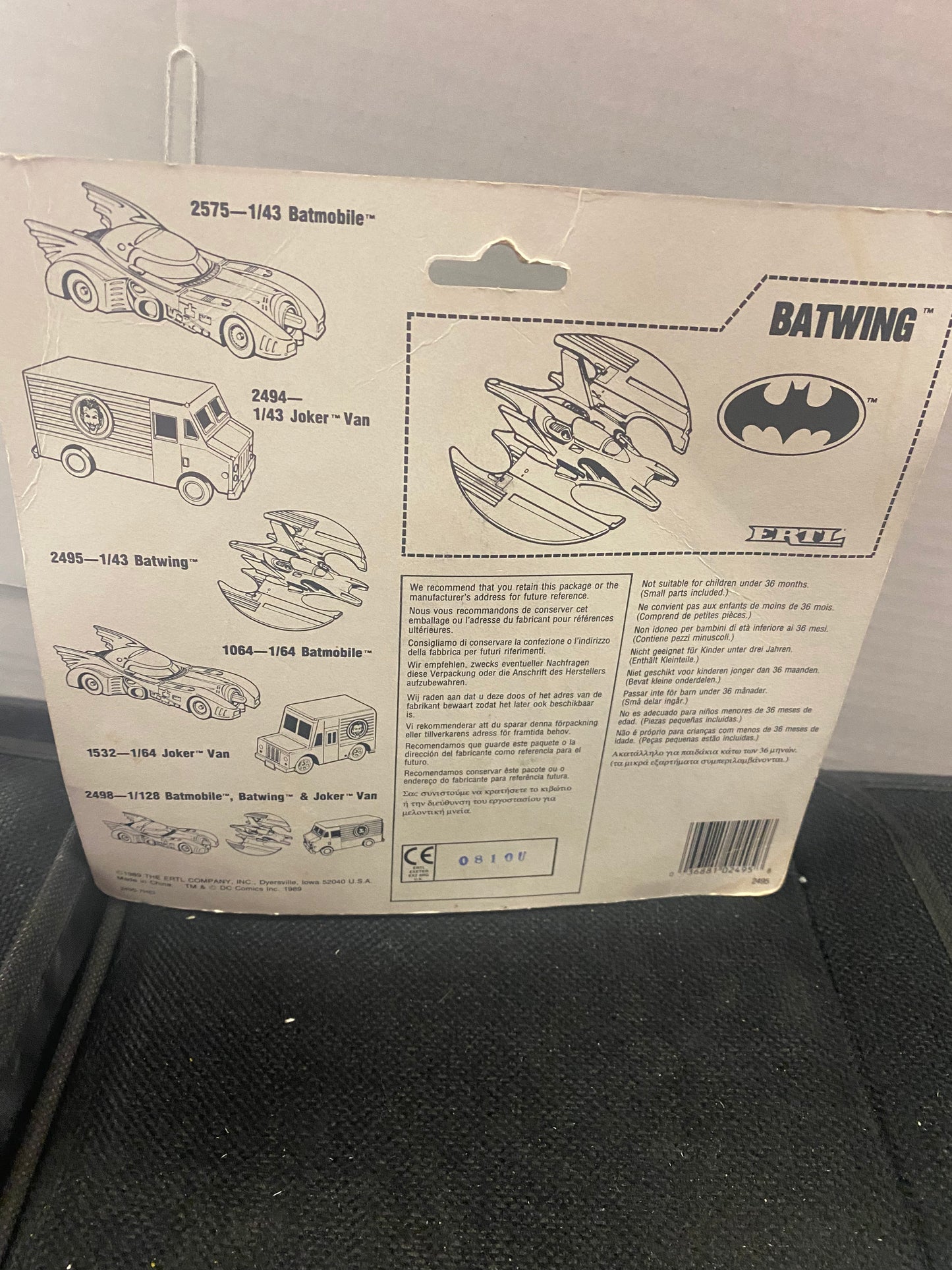 DC COMICS BATMAN 1989 BATWING