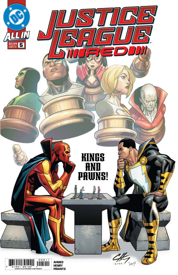 JUSTICE LEAGUE RED #5 (OF 6) CVR A CLAYTON HENRY