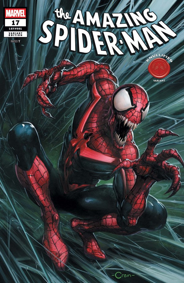 MARVEL COMICS AMAZING SPIDER-MAN #17 CLAYTON CRAIN KNULLIFIED VARIANT