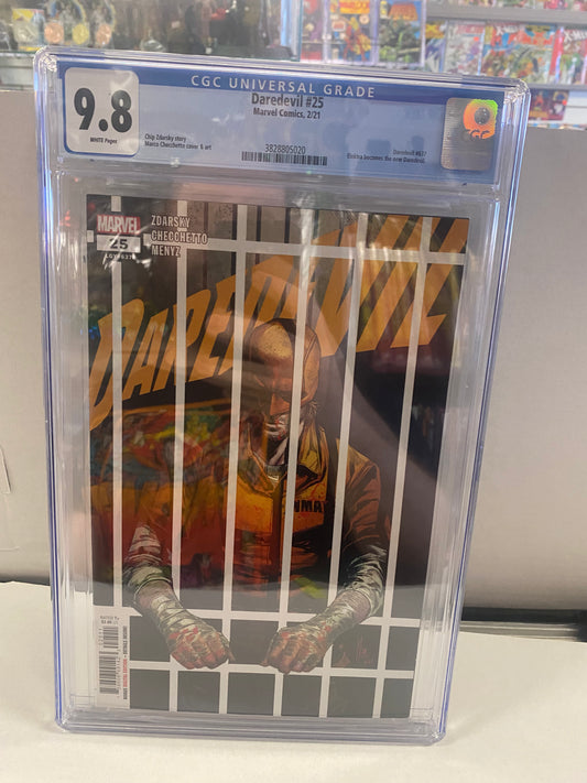 MARVEL COMICS DAREDEVIL #25 (2021) ELEKTRA BECOMES NEW DAREDEVIL CGC 9.8 WP