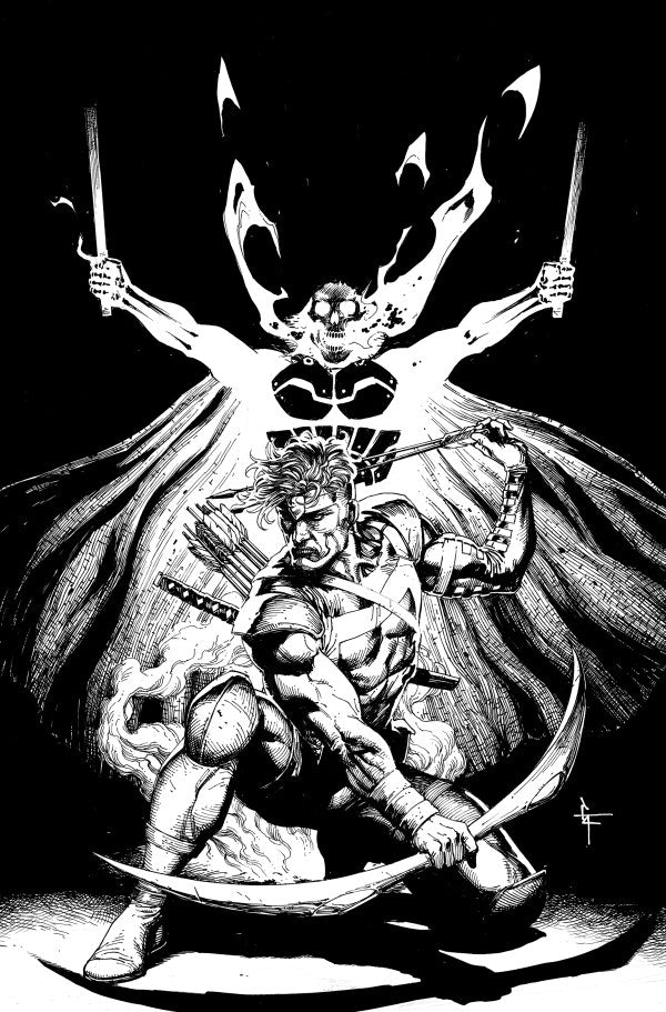 IMAGE COMICS GEIGER #18 CVR E GARY FRANK YOUNGBLOOD TEAM UP B&W VIRGIN VAR
