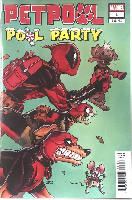 MARVEL COMICS PETPOOL POOL PARTY #1 COVER B