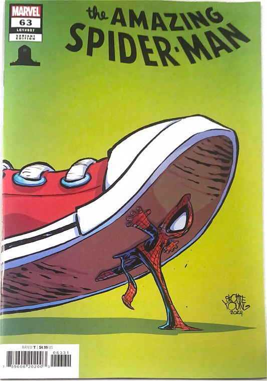 MARVEL COMICS THE AMAZING SPIDER-MAN #63 COVER C