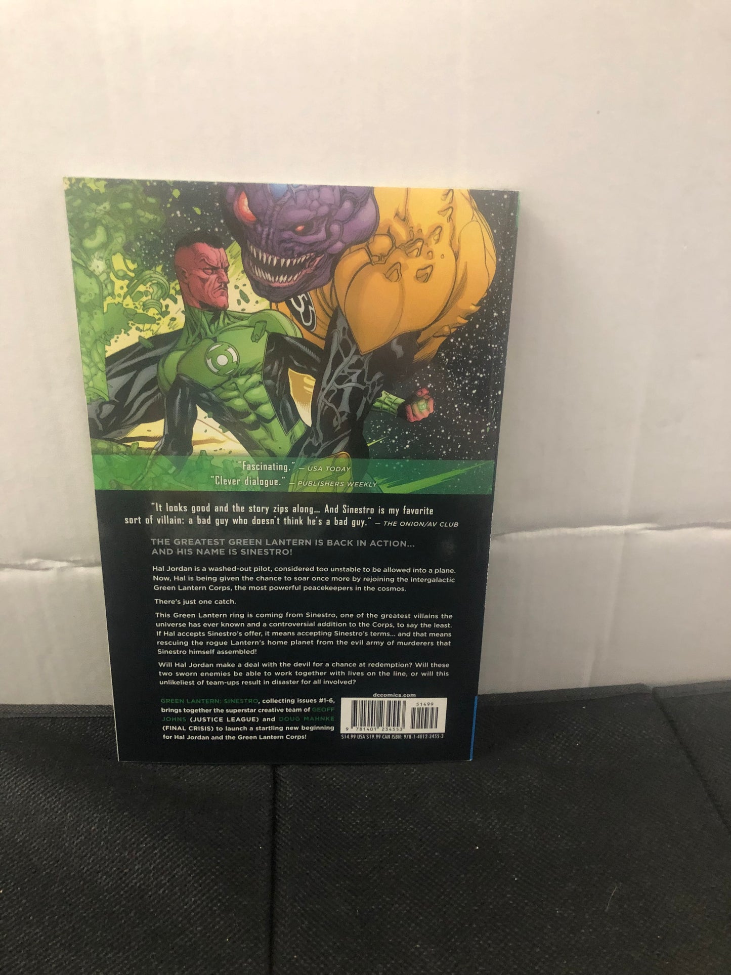 DC COMICS GREEN LANTERN NEW 52 VOLUME ONE SINESTRO SIXTH PRINTING (2017)