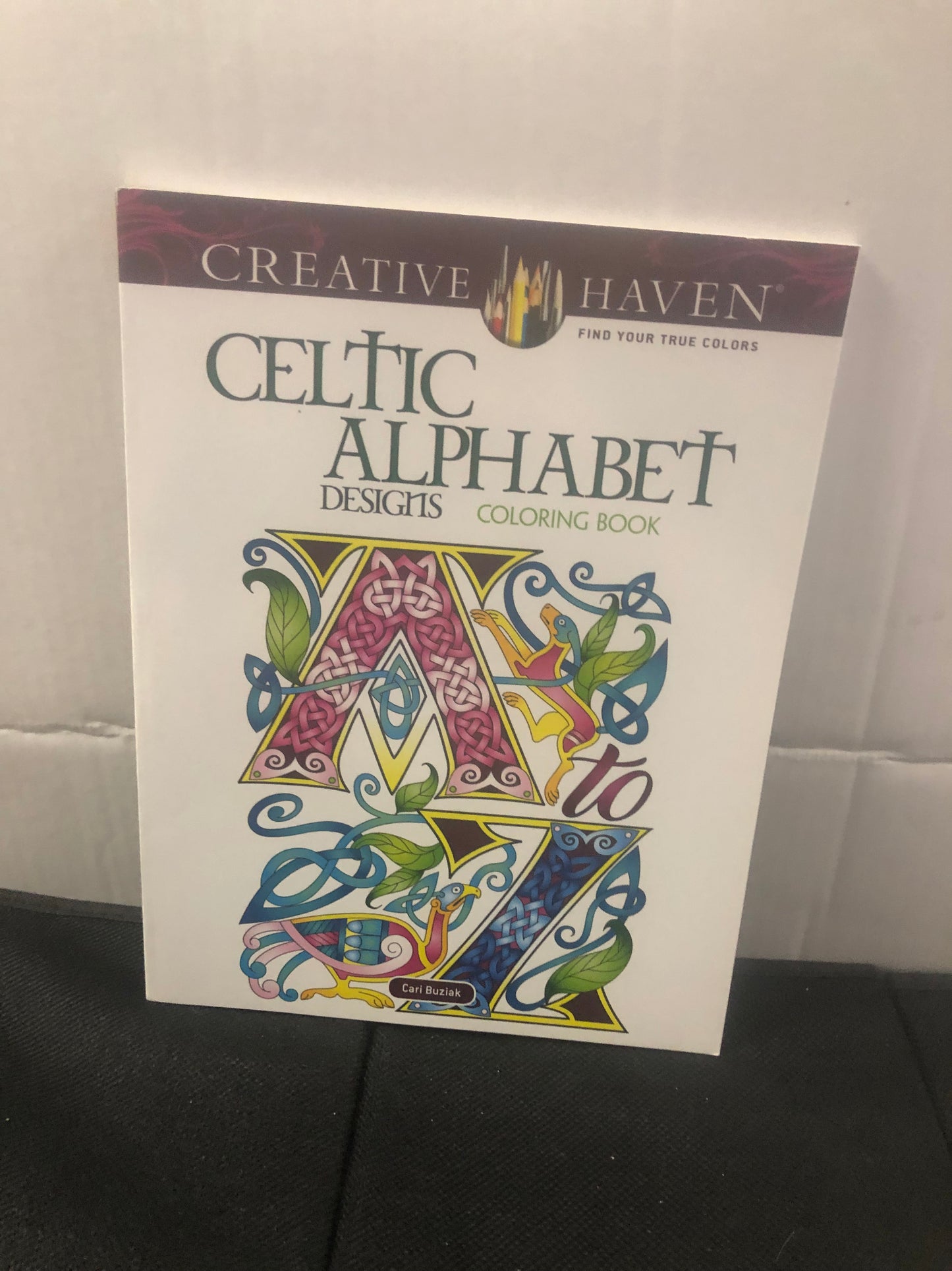 CREATIVE HAVEN CELTIC ALPHABET DESIGNS COLORING BOOK (2019)