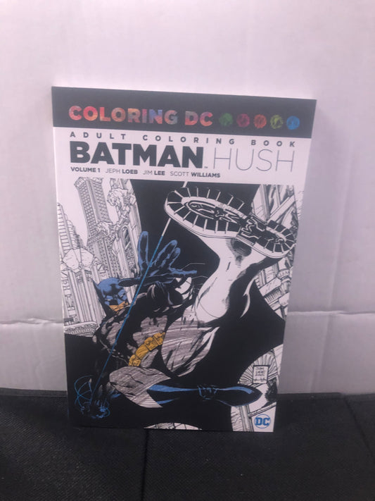 DC COMICS COLORING DC BATMAN HUSH VOLUME ONE FOURTH PRINTING (2017)