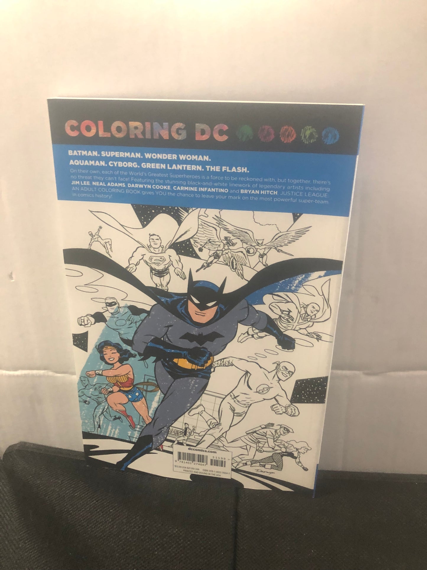 DC COMICS COLORING DC JUSTICE LEAGUE (2017)