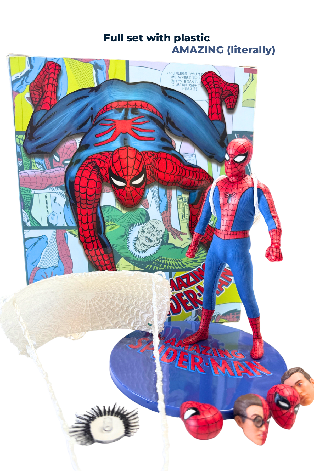 MEZCO MARVEL THE AMAZING SPIDER-MAN DELUXE EDITION ACTION FIGURE