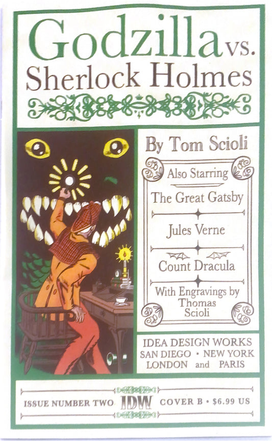 IDW PUBLISHING GODZILLA MONSTERPIECE THEATRE #2 COVER B